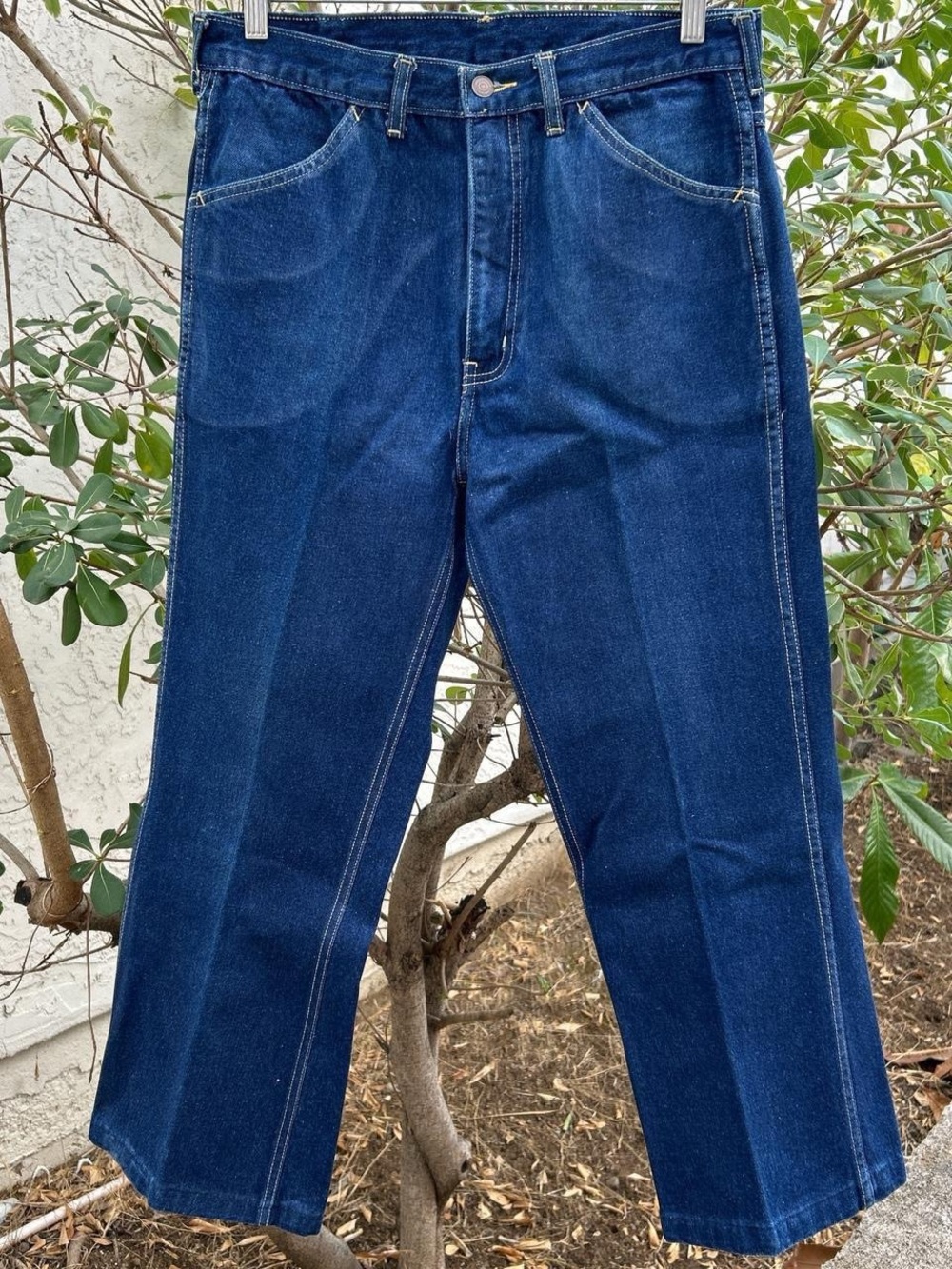 Vintage 1990s Big Yank 682 Jeans Men’s 32x26 Dark Wash Wide Leg